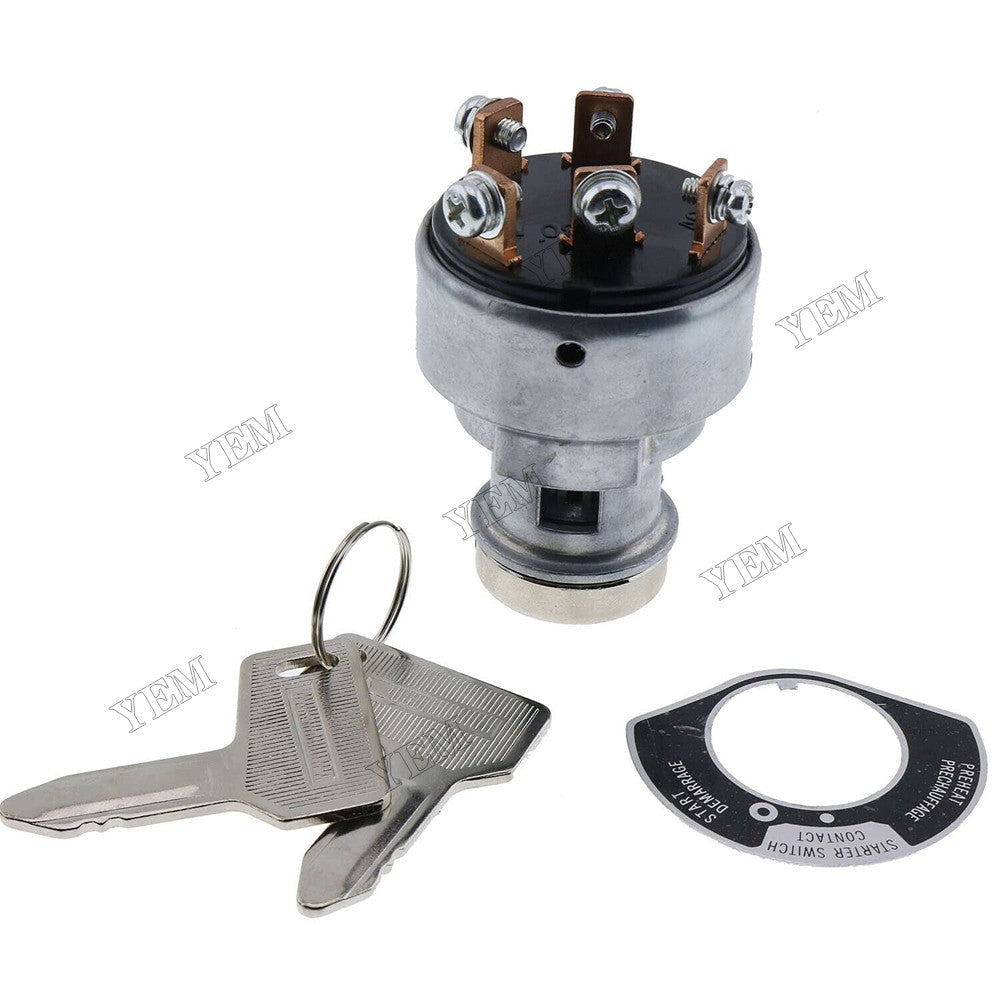 For Yanmar C50R C60R C80R B08-3 3TNV76 3TNE74 Stater Switch 933110-00100 933110-00200 With 301 Keys For Yanmar