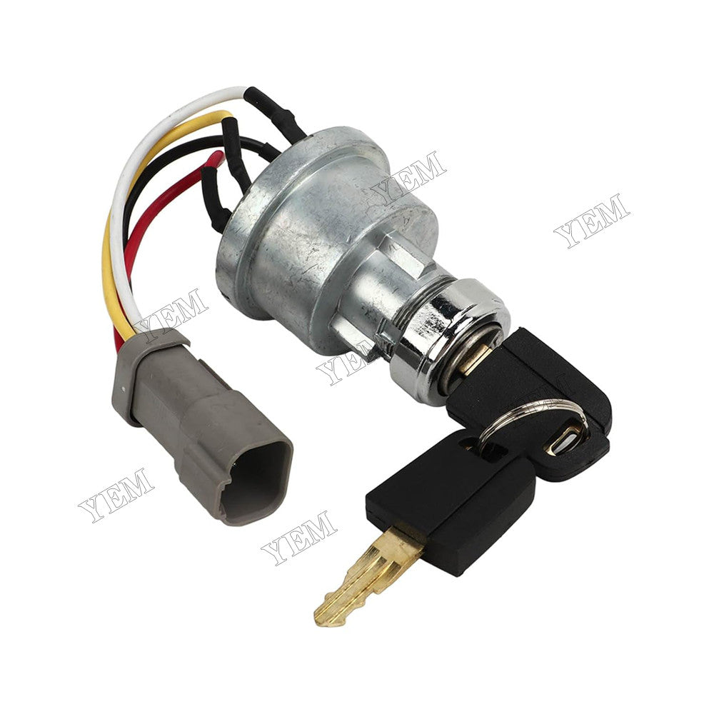 For Caterpillar CAT Engine 3406E 3412E Loader 906H 906H2 906K 906M 907H 907H2 907K 415 416 416F2 Ignition Switch with 2 Keys 467-8535 For Caterpillar