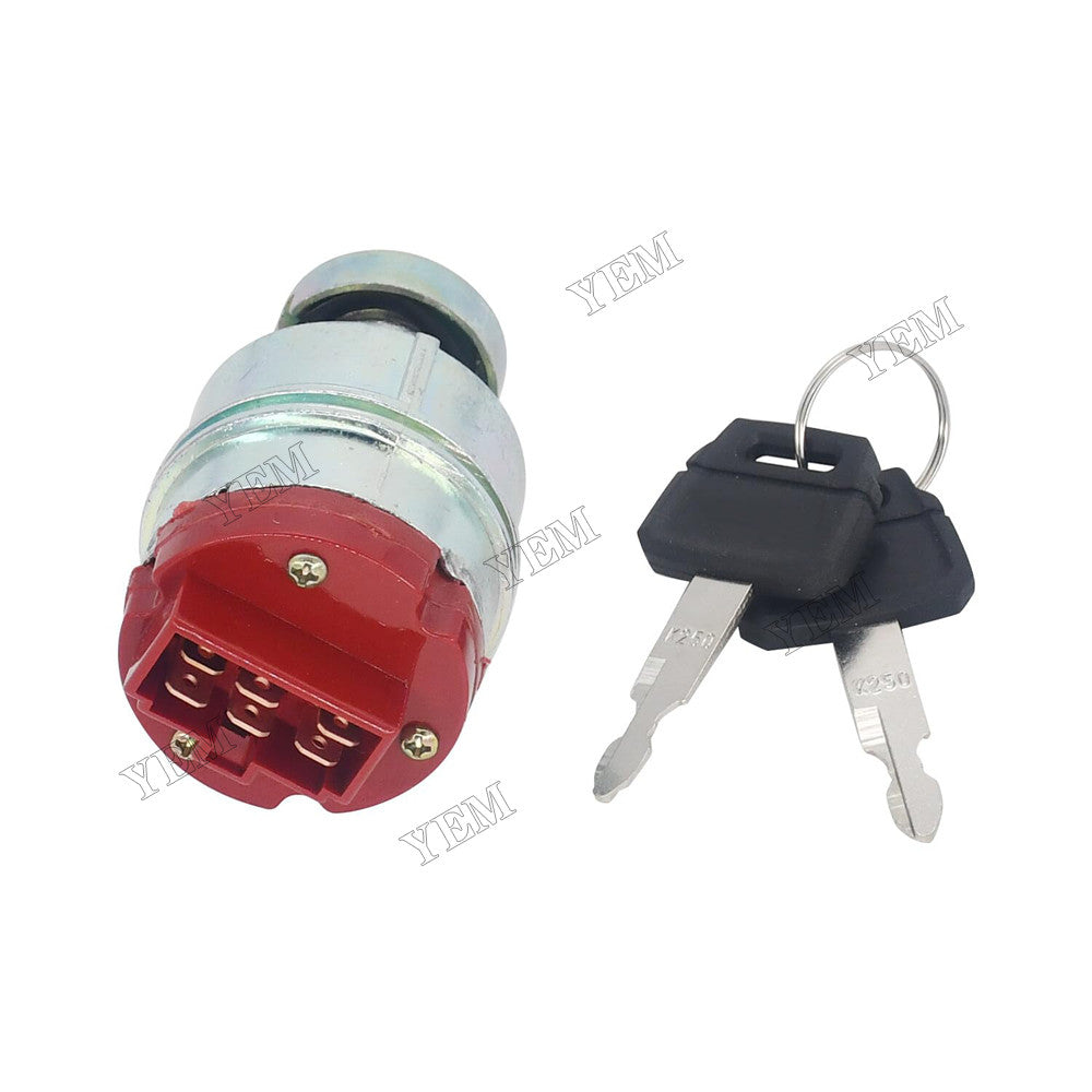 For Kobelco Excavator SK200-8 SK210-8 SK210LC-8 SK250-8 SK260LC-8 Electric Starter Switch with 2 Keys YN50500026F1