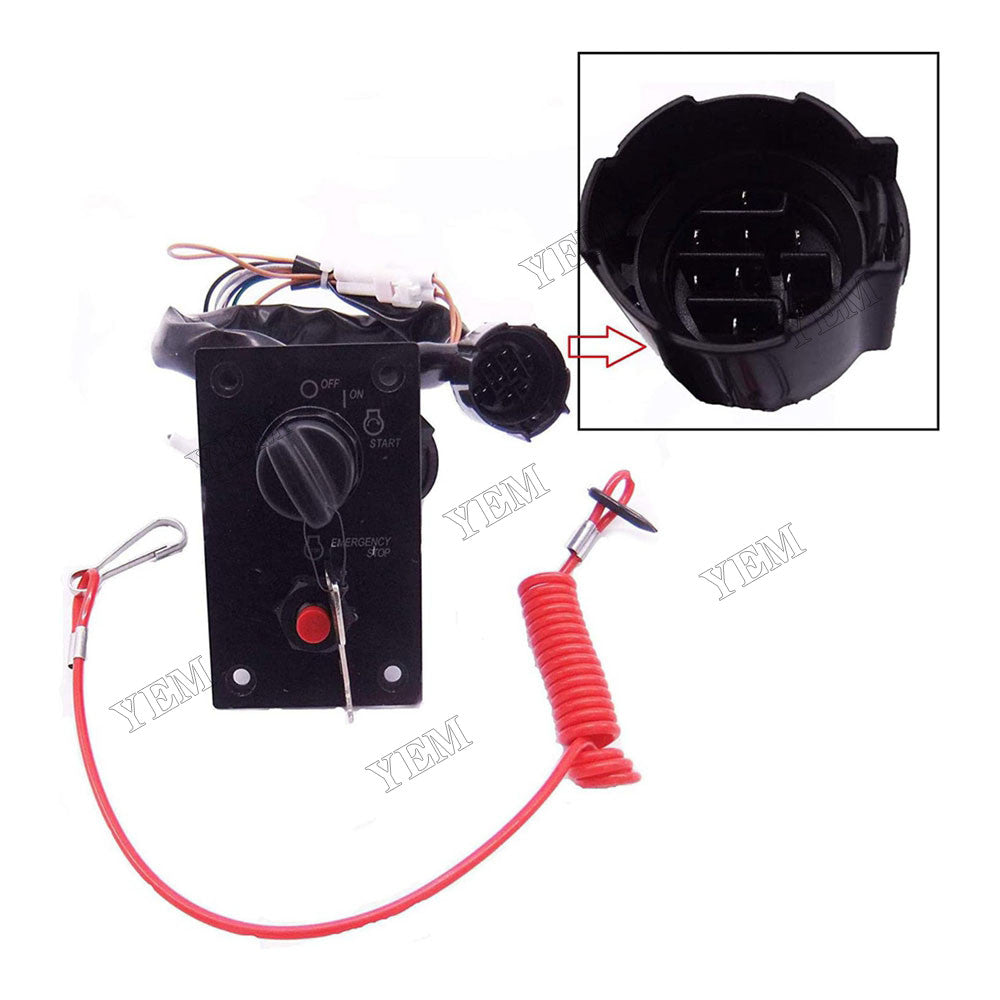 For Suzuki Outboard Boat Motor Engine Ignition Key Switch Panel 37100-96J24 For Suzuki