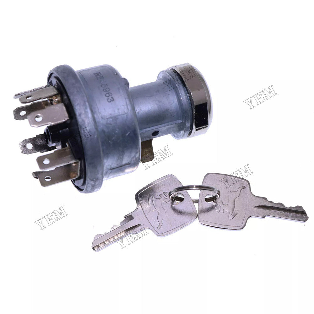 For John Deere 5105 5200 5205 5210 5220 5300 5310 5400 5410 Ignition Switch With Keys RE45963