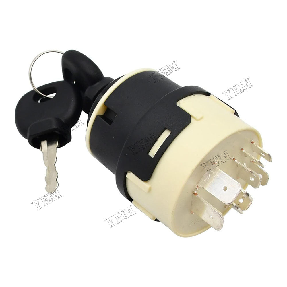 For CASE 585 685 743 745 844 856 956 1255 1455 Excavator 125B 170B 220B 350CKB Ignition Switch With 2 Keys 1532371C2