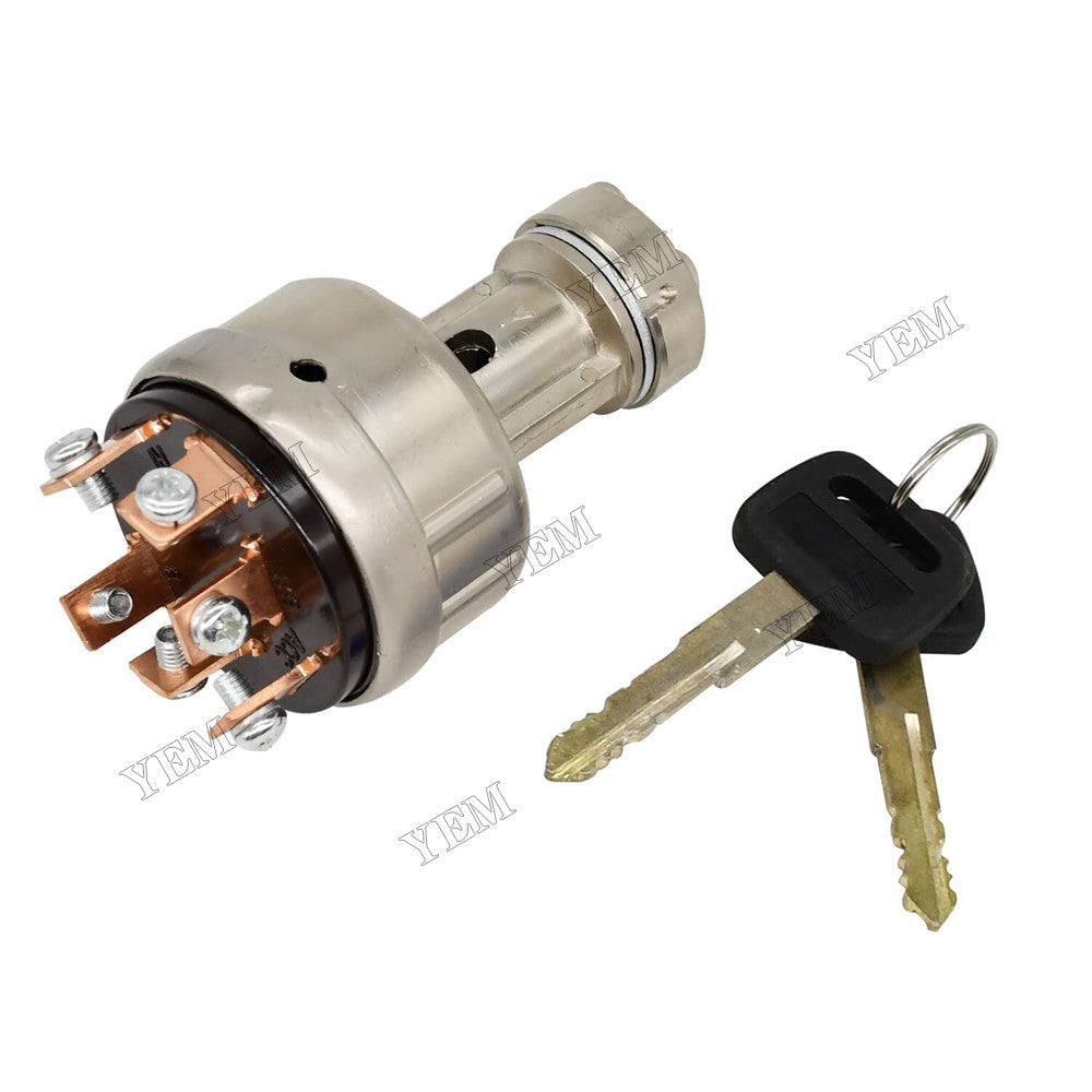 For Komatsu PC10-6 PC12UU-1 PC15-2 PC20-6 PC25-1 PC30-6 PC40-6 PC45-1 Ignition Switch 20S-06-31130 With 2 Keys For Komatsu