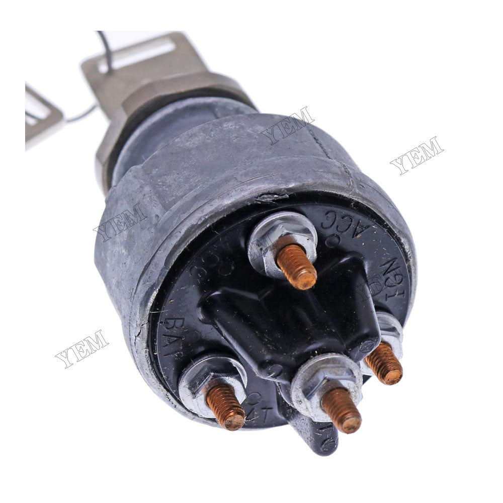 For New Holland C175 C185 C190 L120 L125 L140 L150 L160 L170 L175 L180 L185 Ignition Switch with 2 Keys 641833 For New Holland