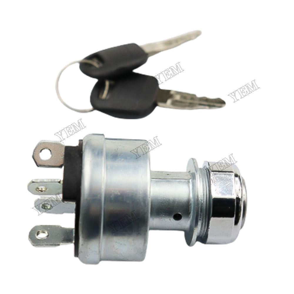 For Mitsubishi Engine K4N S4L2 S3L2 Caterpillar CAT Excavator 305CR 304CR 303CR 4 Terminal Ignition Switch With Keys 237-3530 For Mitsubishi