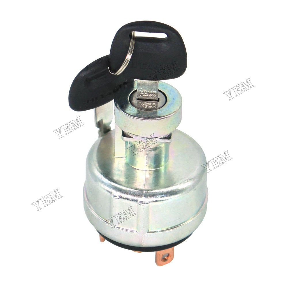 For Hitachi Excavator EX100 EX120 EX150 EX160WD EX200 EX220 EX270 EX60 EX90 Ignition Switch with 2 keys 4186745 4186743 For Hitachi