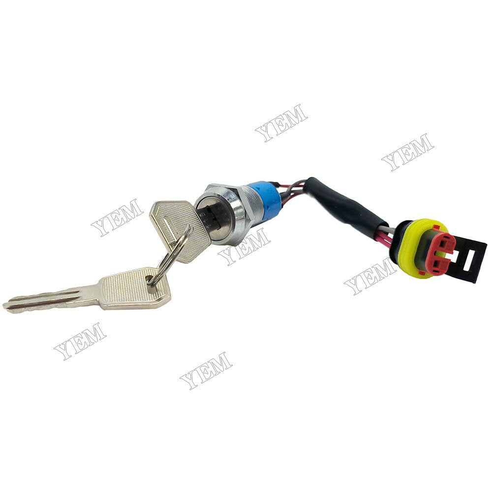 For Big Joe Forklift E30 EZ30 S22 Pallet Truck EPT20-ET ES10-10ES ES15-15ES Ignition Switch Start Key 1220-520002-AC YEMPARTS