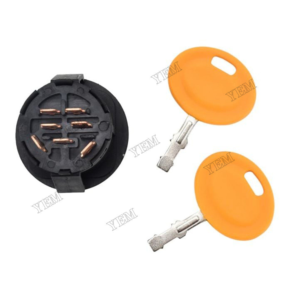 For John Deere Tractor D170 G110 L100 L105 L110 L111 L118 X105 X115R X125 X135R 7-Terminal Ignition Switch GY20074