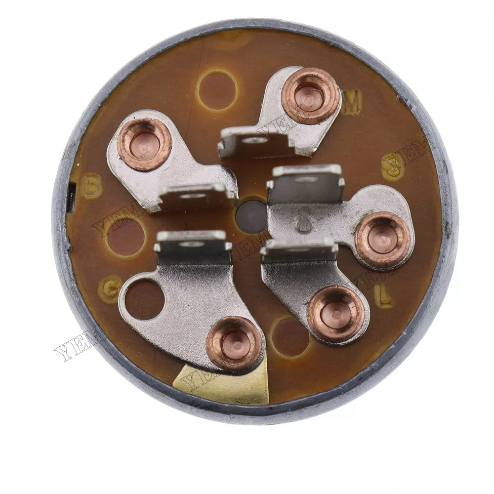 For John Deere S80 S82 S92 R70 R75 R92 65 66 68 70 21P 100 108 111 111H 112H 1170 5 Terminal 3 Position Ignition Switch With 2 Keys AM102551 AM34872 For John Deere