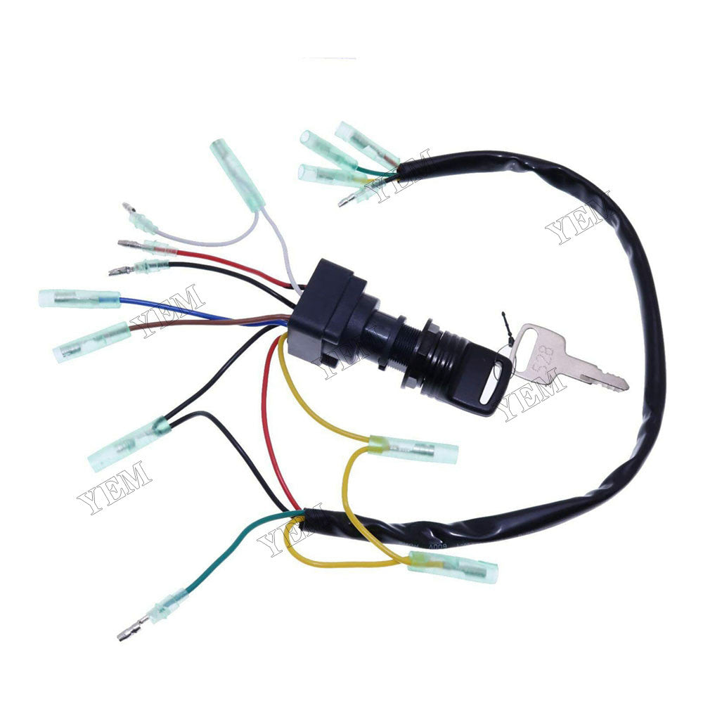 For Yamaha Outboard Motor Push to Choke 703825104300 703-82510-43-00 Sierra MP51040 Ignition Switch & Key Set For Yamaha
