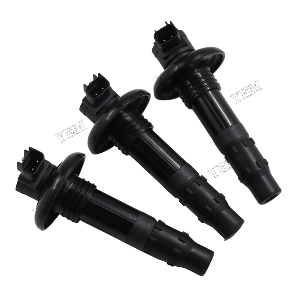 For SeaDoo Jet Boat GTI130 GTR215 GTX4TEC RXT260 3 Pcs Ignition Coil 420-664-020 296-000-307