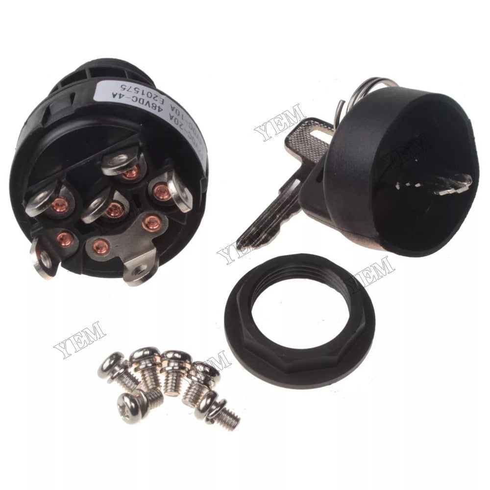 For JLG 1230ES 1250AJP 1930ES 1932RS 2030ES 2032ES 2630ES Ignition Switch 4360470 With Two Keys For JLG