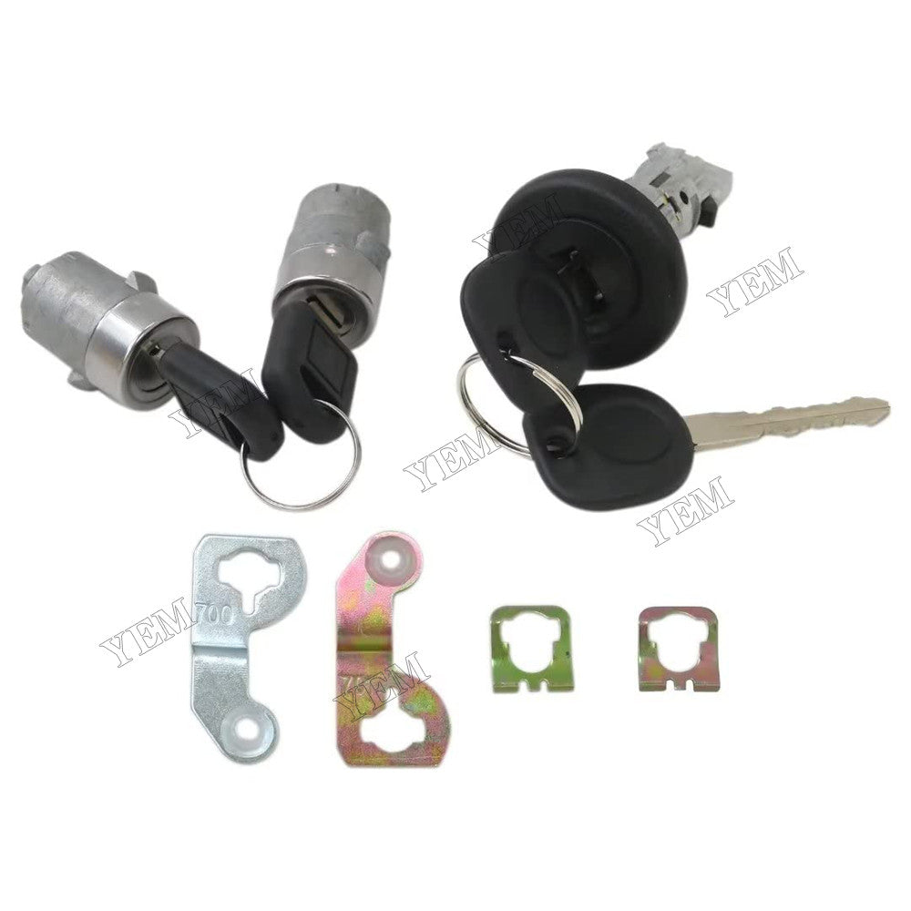 For Chevrolet Avalanche Silverado Suburban GMC Yukon Jimmy Sonoma Ignition Switch Door Lock Cylinder 706797 706592