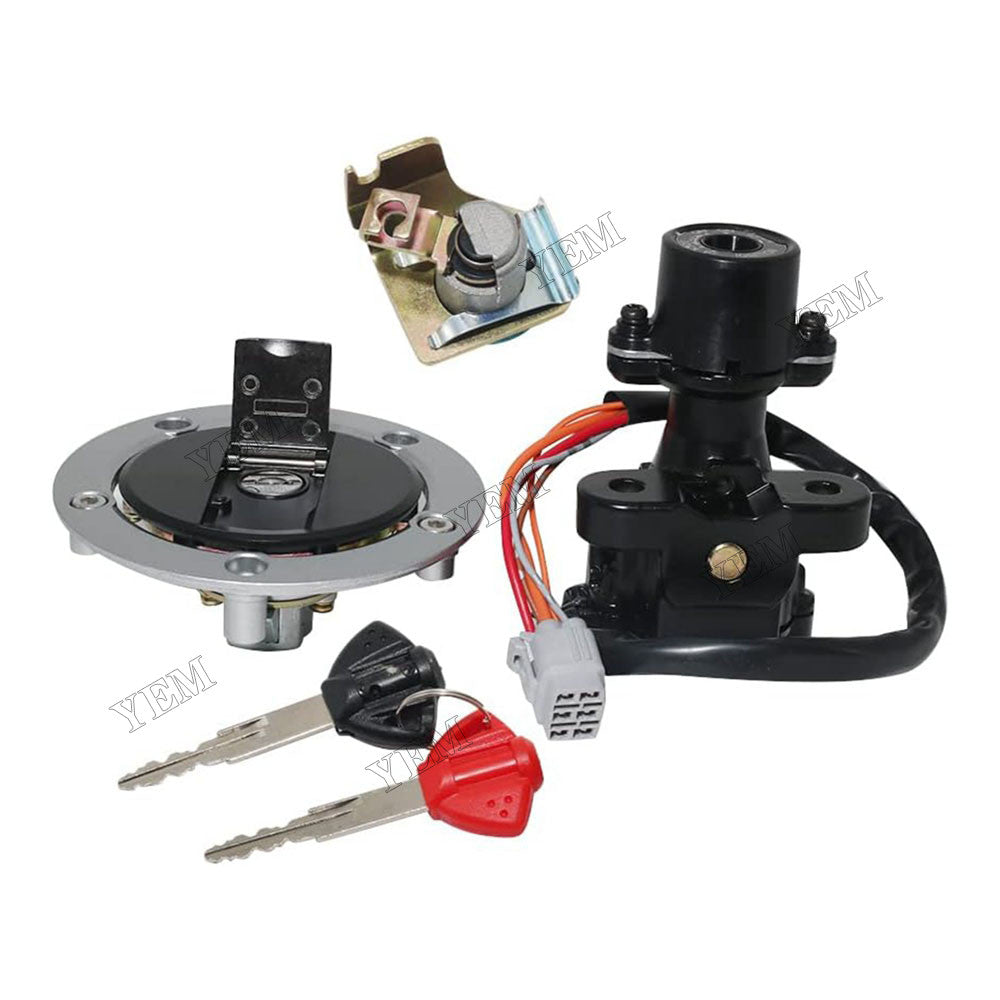 For Suzuki Motorcycle GSX-R1000 GSX-R1000L1 GSX-R1000ZL3 GSX-R600 GSX-R600L2 GSX-R750 GSX-R750K8 Ignition Key Switch Lock Set 37101-40831 For Suzuki