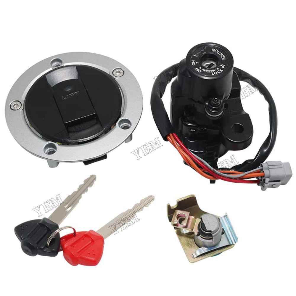 For Suzuki Motorcycle GSX-R1000 GSX-R1000L1 GSX-R1000ZL3 GSX-R600 GSX-R600L2 GSX-R750 GSX-R750K8 Ignition Key Switch Lock Set 37101-40831 For Suzuki