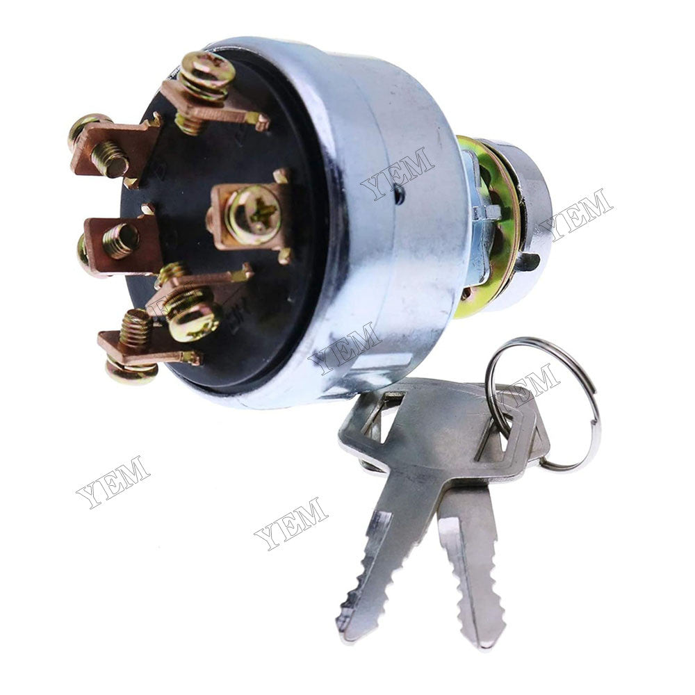 For Caterpillar CAT Mitsubishi Forklift FD20-30MC F18B Ignition Switch With 2 Keys 91204-17400 91205-14900 91106-07400 For Mitsubishi