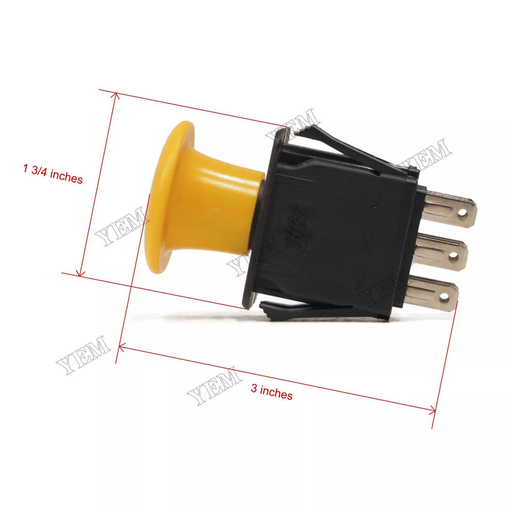 For Exmark 60 72 Lazer Z XS DS Toro 30032 30071 30484 30486 74670 74675 74676 74680 74785 74787 74788 Mower 8 Terminals PTO Switch 430-101 114-0279