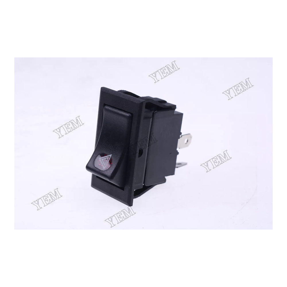 For CASE 590SM 580SM 580M 590SN 580SN 580N 580SM+ 590SM+ Loader Backhoe Hazard Lamps Rocker Switch 386850A1 For Case