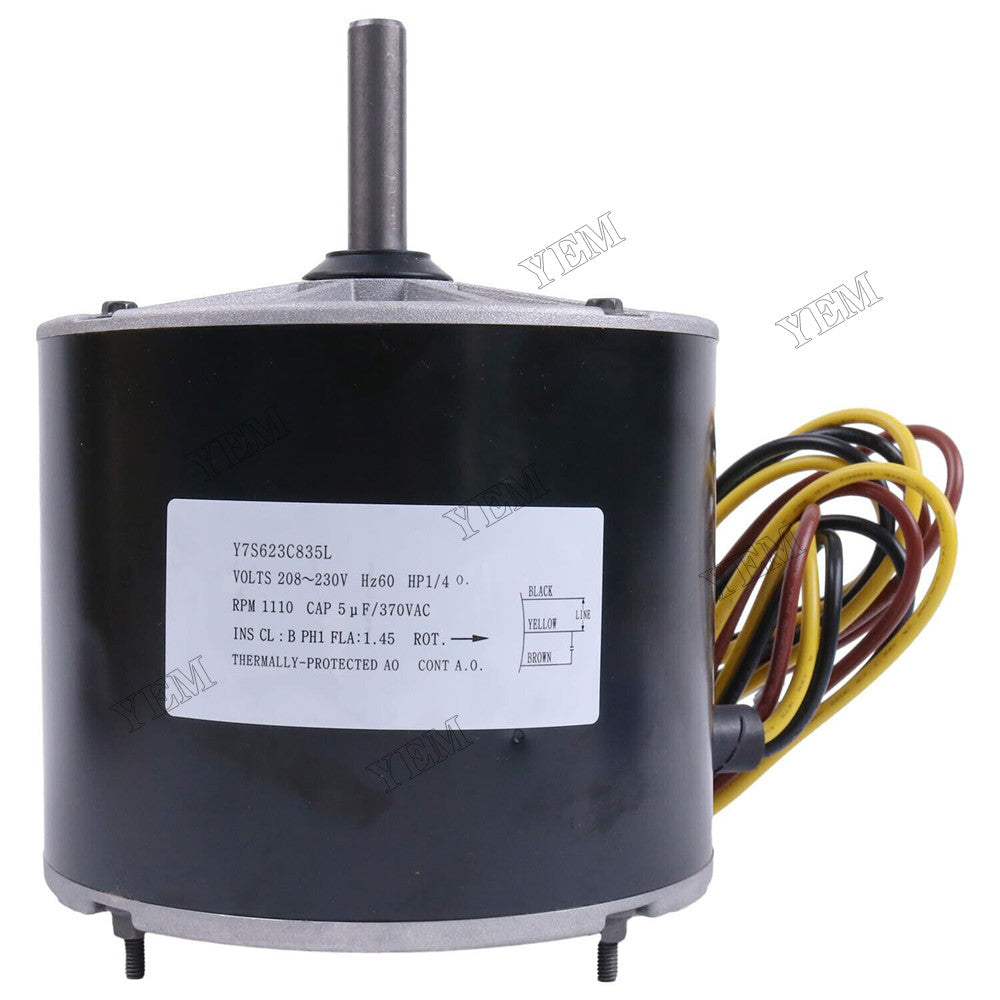 For Refrigeration Equipment 1/4 HP 208-230 Volt 1100 RPM Condenser Fan Motor Y7S623C835L HC39GE226 1185924 For Refrigeration