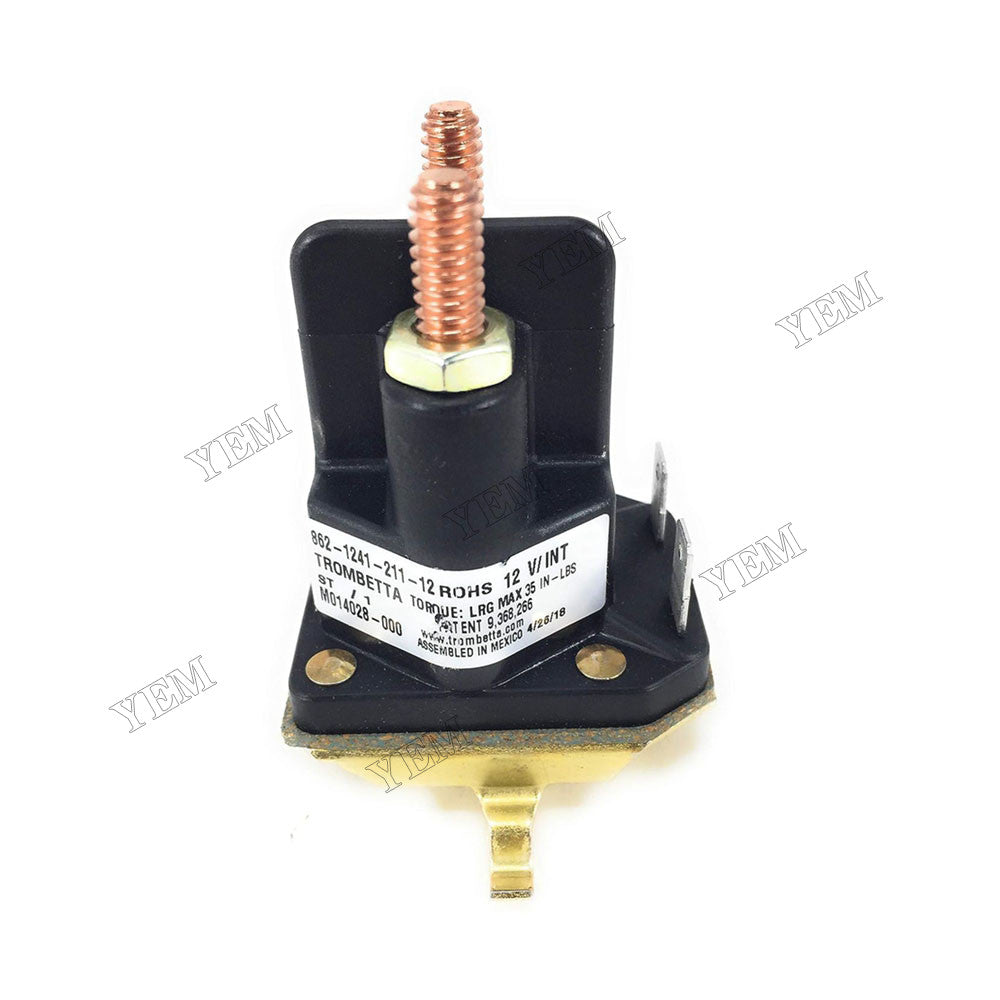 For Trombetta AYP Craftsman Husqvarna Starter Solenoid 862-1241-211-12 For Trombetta