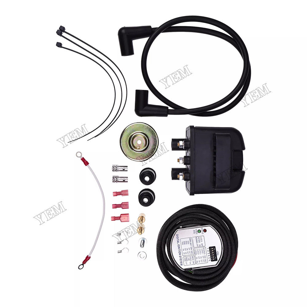 For Harley-Davidson Engine Shovelhead Evolution Big Twin & XL 70-99 Single Fire Programmable Ignition Kit 53-660