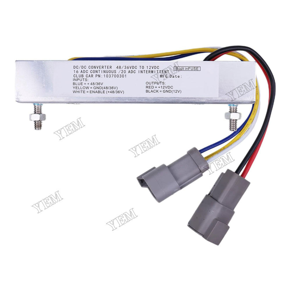 For Club Car Golf Cart DS Precedent Tempo DC Converter 103700301 For Golf