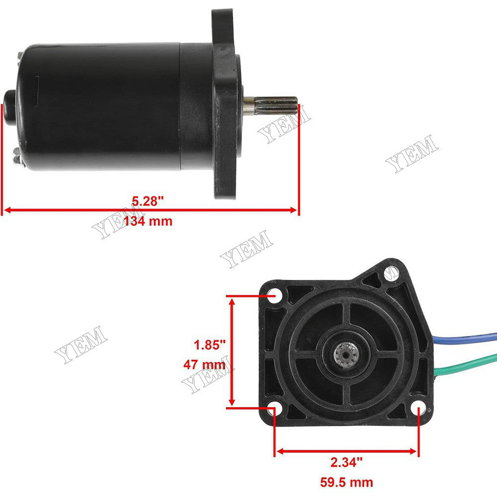 For Yamaha Outboard Mariner 25HP 30HP 40HP F20 F25 F30 F40 F45 Tilt Trim Motor 65W-43880-10-00 For Yamaha