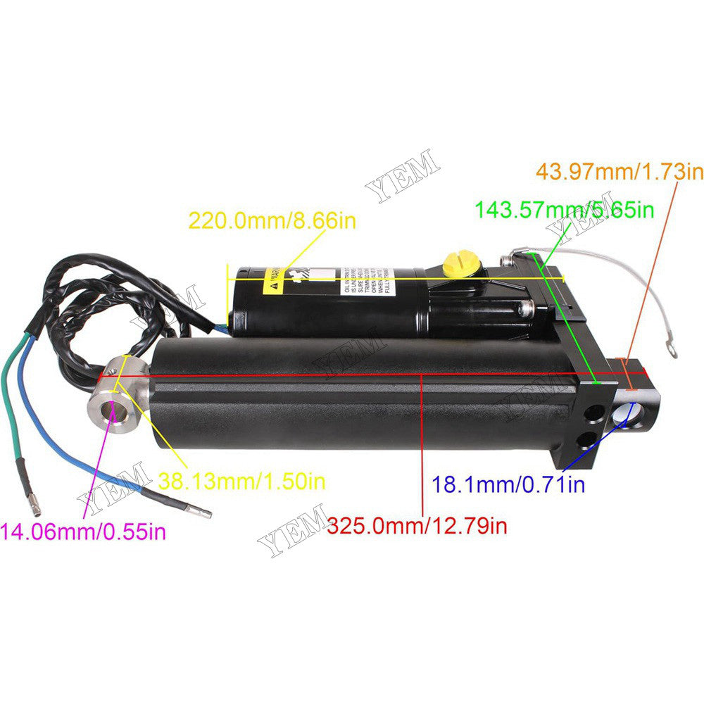 For Yamaha Outboard Motor F60 2002-2004 Power Trim And Tilt Assembly 69W-43800-00-8D For Yamaha