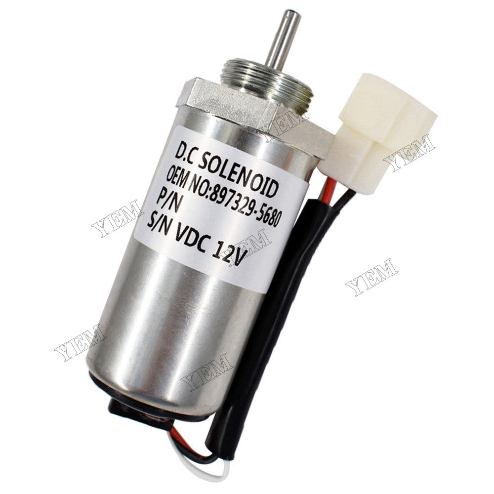For Isuzu Engine 3LA1 3LB1 3LD1 3LD2 4LB1 4LE1 4LE2 Truck PA XD XV 12V Fuel Shutoff Solenoid 8973295680 For Isuzu