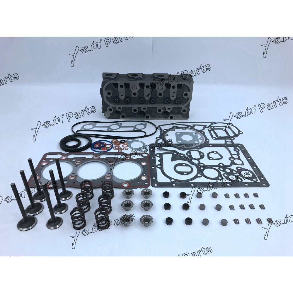 D905 CYLINDER HEAD & FULL GASKET SET & VALVE TRAIN KIT FOR KUBOTA DIESEL ENGINE PARTS For Kubota