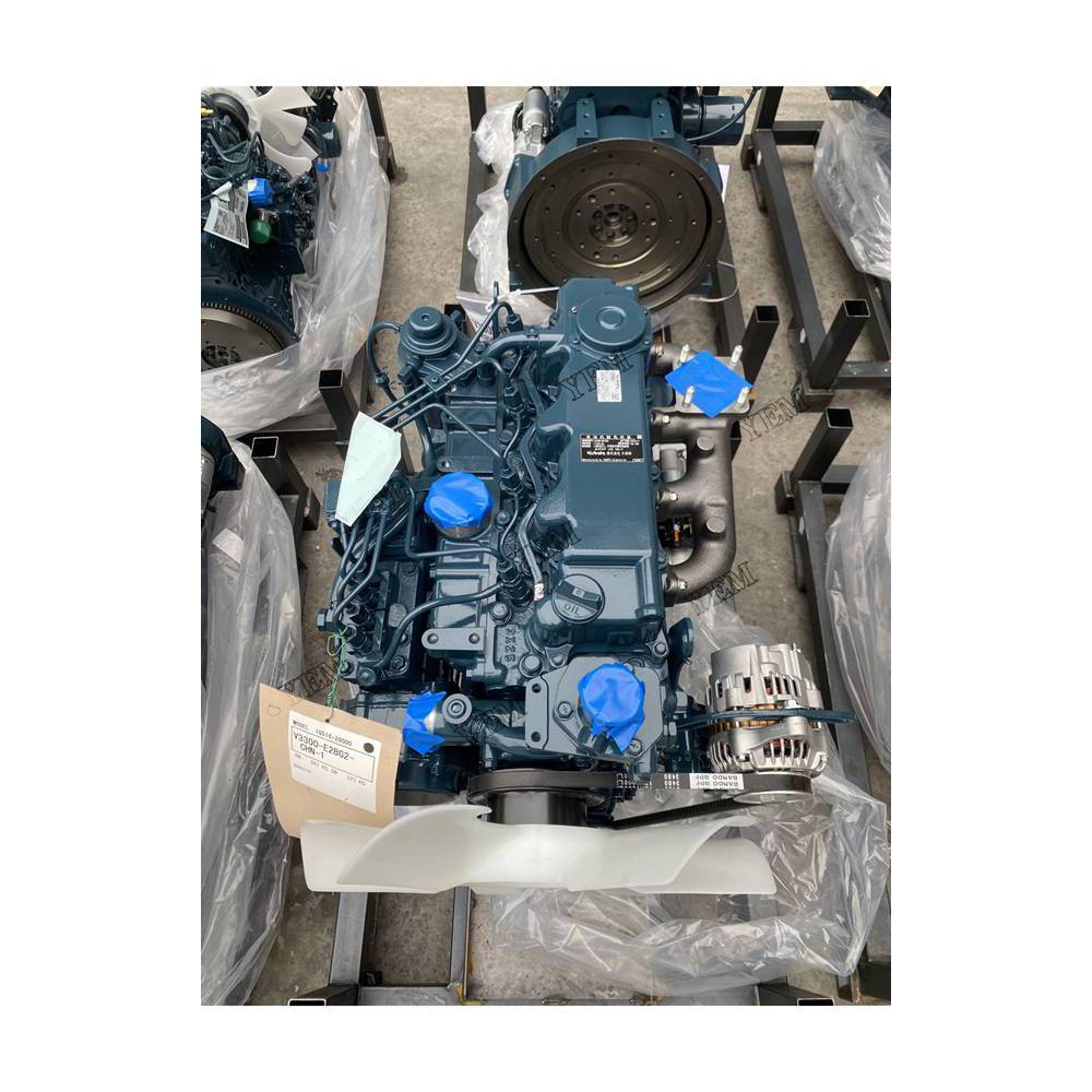 For Kubota Engine V3300-IDI Complete engine assembly 1500 rpm 30.7kw Serial Number: 792-793 For Kubota