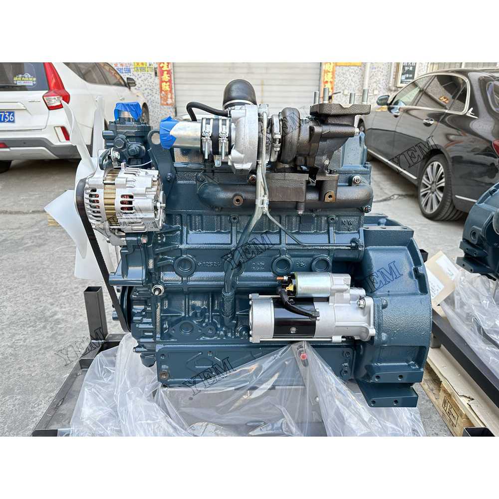 For Kubota Engine V3600-T Complete engine assembly 1800 rpm 45.3kw Serial Number: 1J409-16000 For Kubota