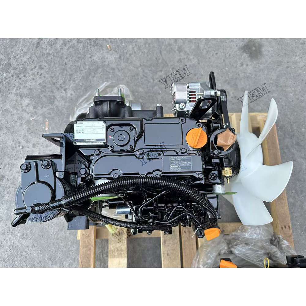 For Yanmar Engine 3TNV76 Complete engine assembly 2400 rpm 14.1kw Serial Number: 100197 For Yanmar