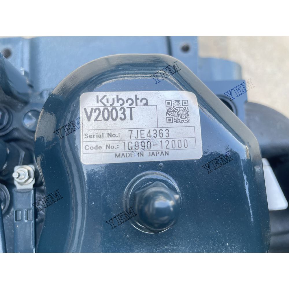 For Kubota Engine V2003-T-BG-EU2 Complete engine assembly 1800 rpm 30.1kw Serial Number: 7JE4363 For Kubota