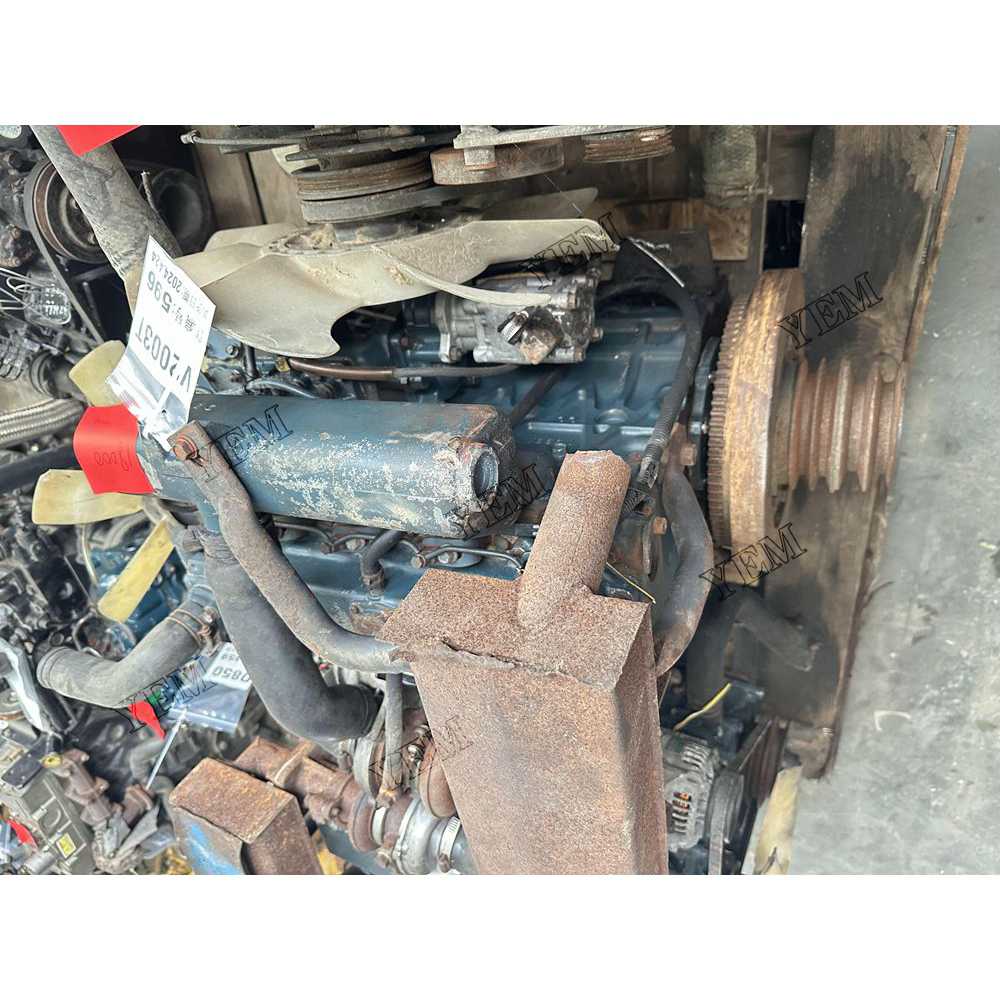 For Kubota Engine V2003T Complete engine assembly Serial Number: 016L0195 For Kubota
