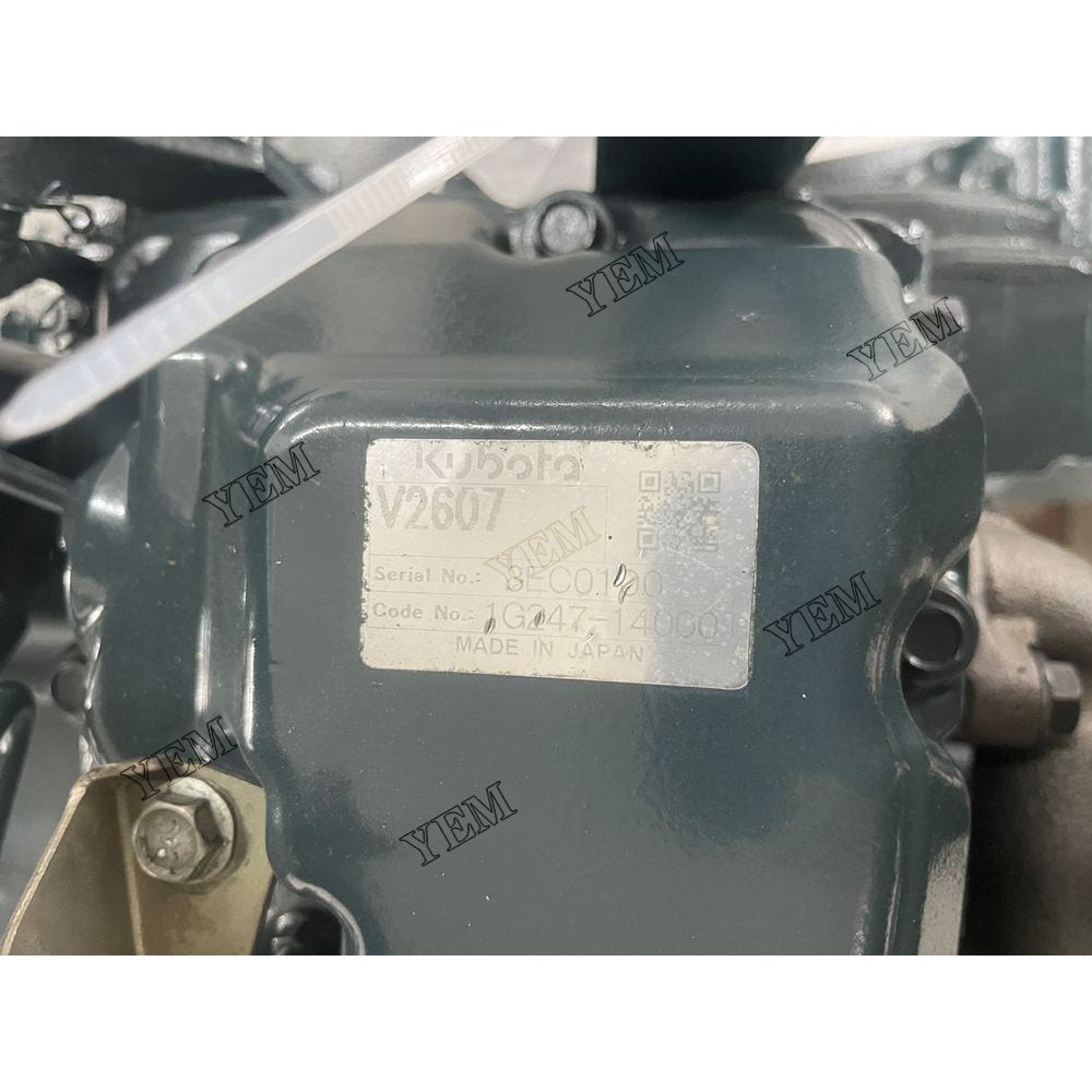 For Kubota Engine V2607-T Complete engine assembly 2000 rpm 43kw Serial Number: 8EC0100 For Kubota