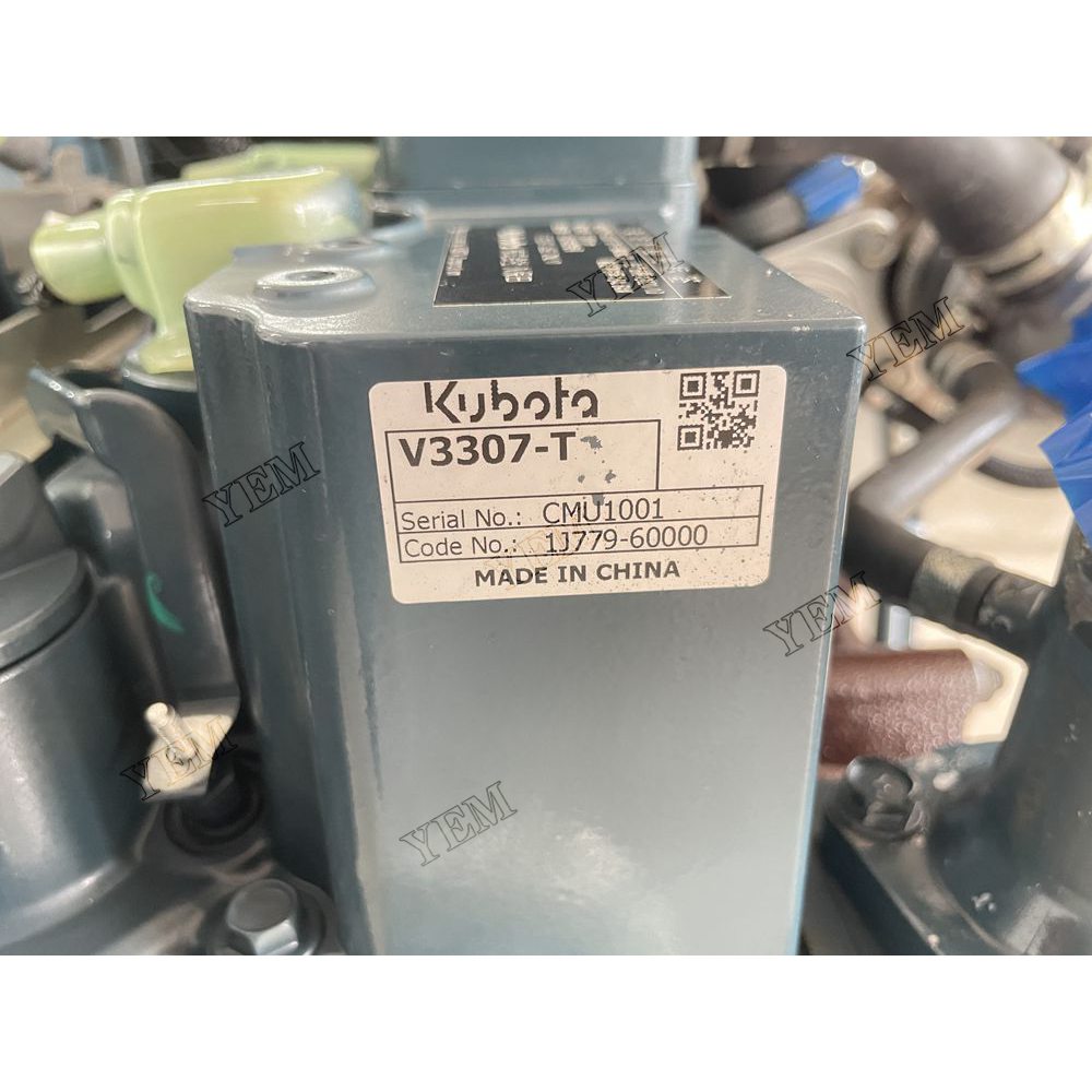 For Kubota Engine V3307-T-CR Complete engine assembly 2600 rpm 54.6kw Serial Number: CMU1001 For Kubota