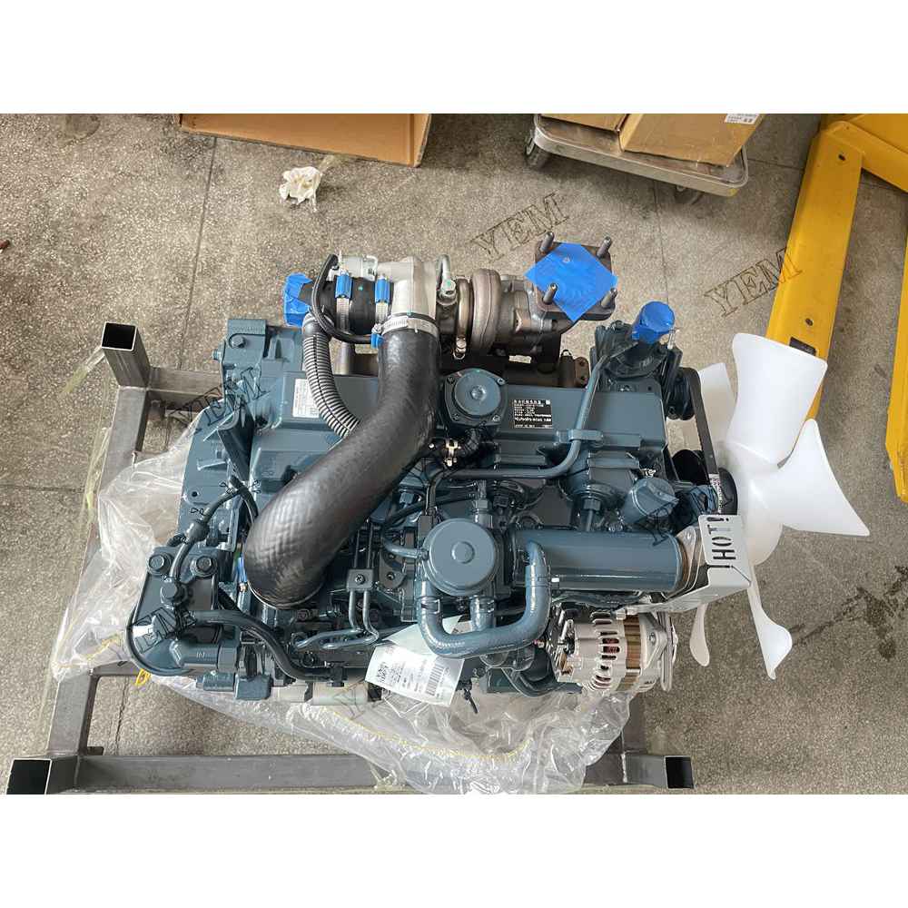 For Kubota Engine V3307-DI-T-ET02 Complete engine assembly 2600 rpm 54.6kw Serial Number: CPE1519 For Kubota