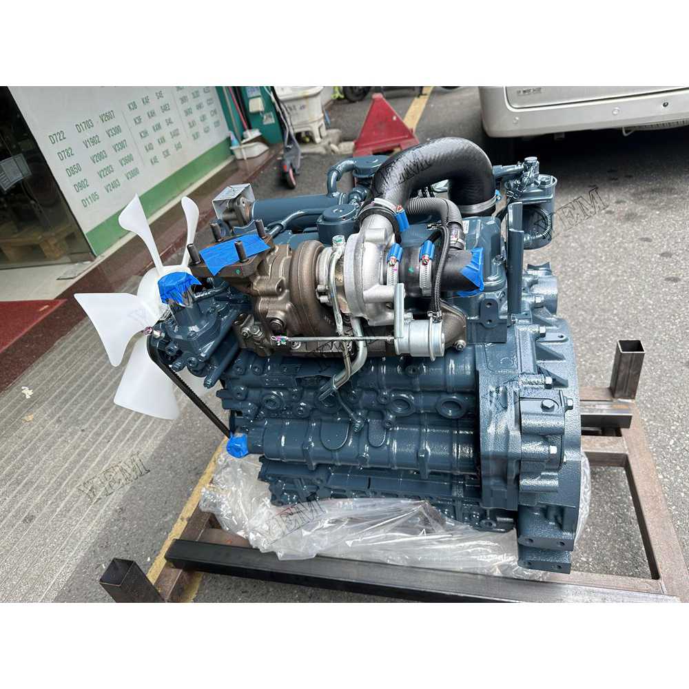 For Kubota Engine V3307-T Complete engine assembly 2600 rpm 54.6 Serial Number: 598-599 For Kubota