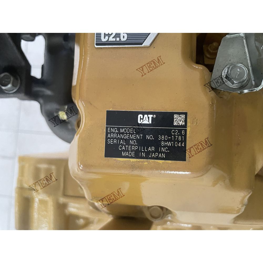 For Caterpillar Engine C2.6-T Complete engine assembly 2000 rpm 42kw Serial Number: 8HW1044 For Caterpillar