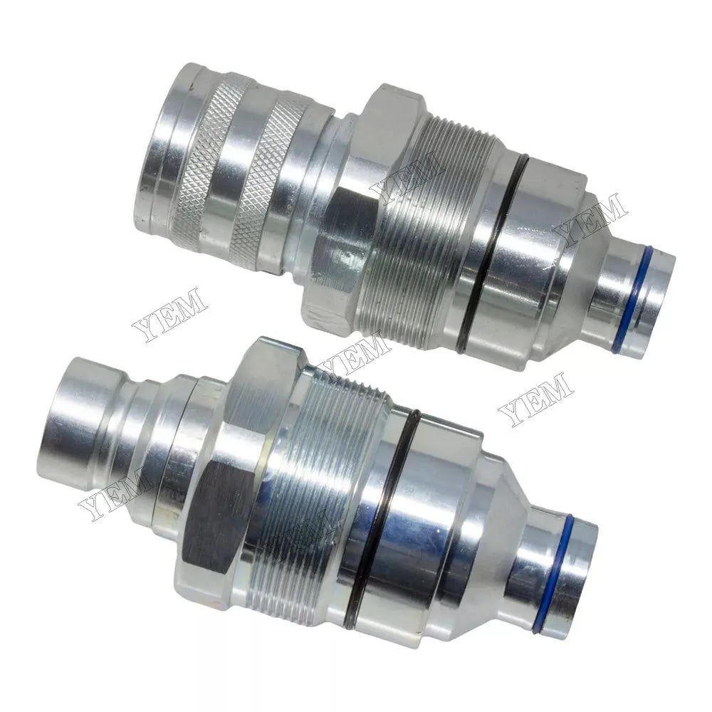 For Bobcat S205 S220 S250 S300 S330 S450 Male & Female Flat Face Coupler Kit 6679837 6680018 For Bobcat