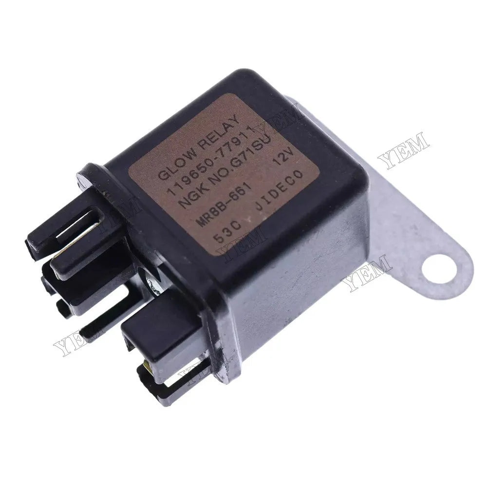 For Yanmar NGK G71Su John Deere Cub Cadet 12V Glow Plug Relay 119650-77910 119650-77911 For Yanmar