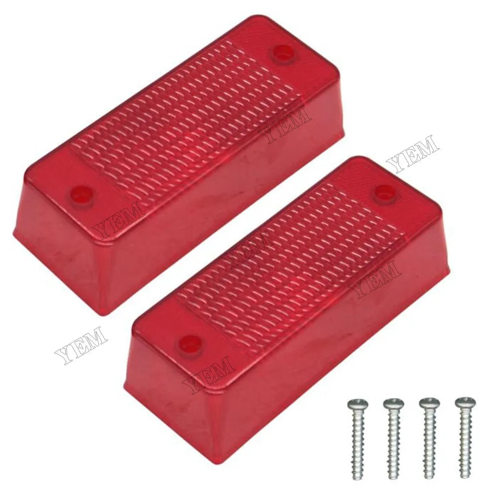 For Bobcat Loader 553 751 753 763 773 863 873 883 963 T630 T650 T740 T750 T770 T870 2 Pcs Red Tail Light Lens 6672276 For Bobcat