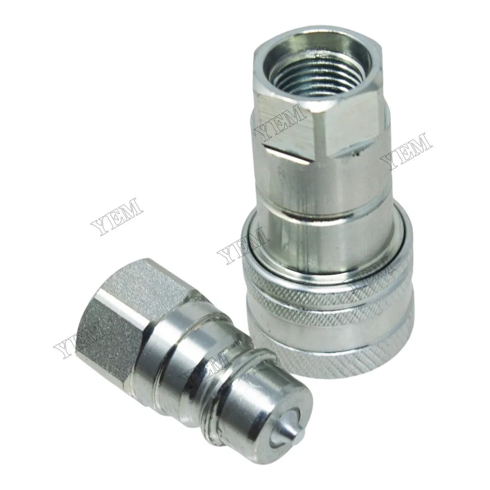 For John Deere H120 D120 220R 1023E 1025R 1026R 2025R 2032R 2036R 2038R 3025E 3032E Male & Female Hydraulic Quick Coupler LVA16843 & AW32184 For John Deere