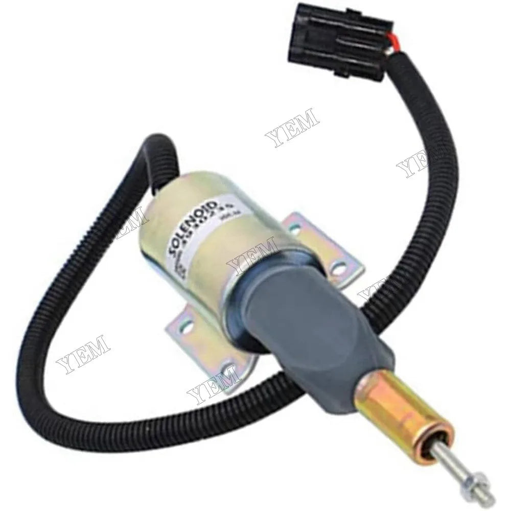 For Cummins Engine 6C 8.3 12V Stop Solenoid Valve 3930235 SA-4348-12 For Cummins