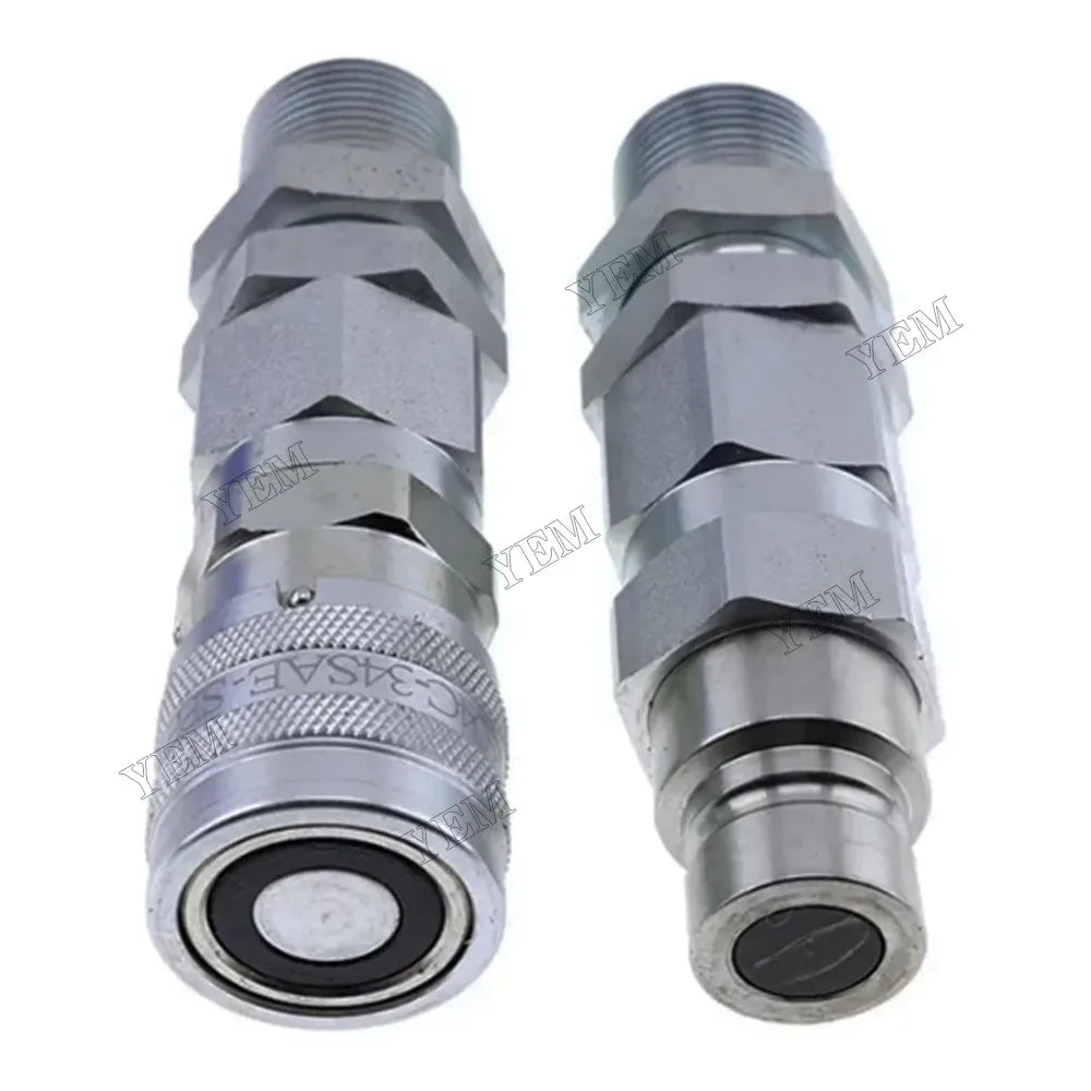 For John Deere 332 326D 280 332D 325 333D 270 328 328D 260 Hydraulic Quick-Connect Coupler AT312877 KV13884
