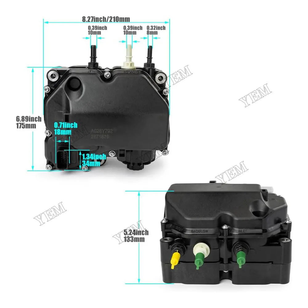 For Cummins Engine ISX ISB ISC 12V Denoxtronic 2.2 DEF Urea Pump 4387304RX 2871879 For Cummins
