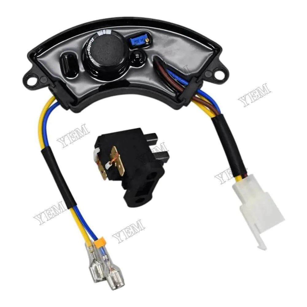 For Kipor Kama 168F Honda Generator Volt Regulator Round AVR & 2-3KW Carbon Brush 32350-ZA7-003 For Kipor