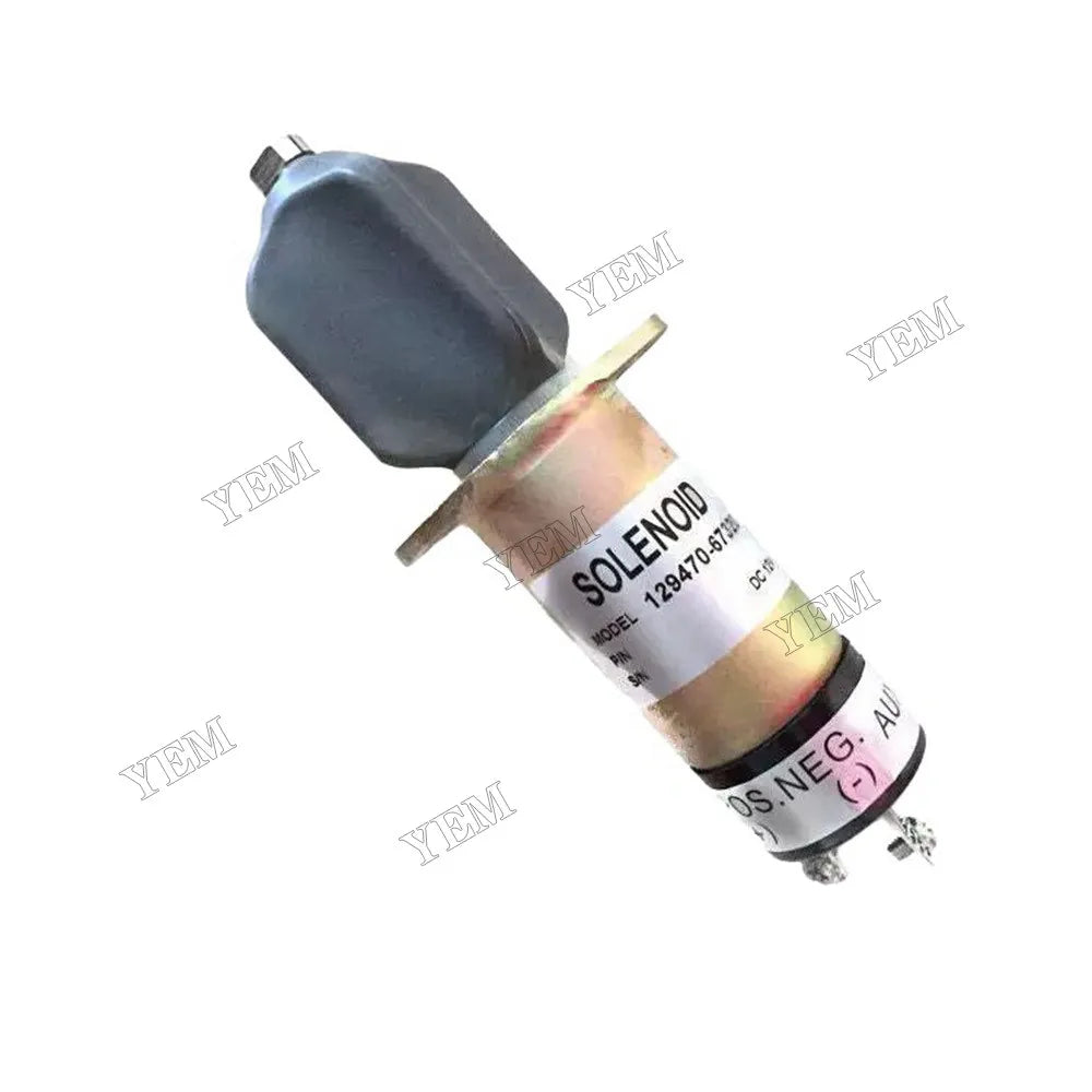 For Yanmar Engine 4LH 6LY 4JH 4JHE 6LYA 12V Fuel Shutoff Solenoid 1502-12A7U1B1S2 129470-67320 For Yanmar