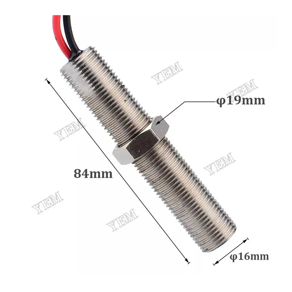 For GAC Generator Set 5/8-18 UNF Threaded Magnetic Speed Pickup Sensor MSP6721 For GAC